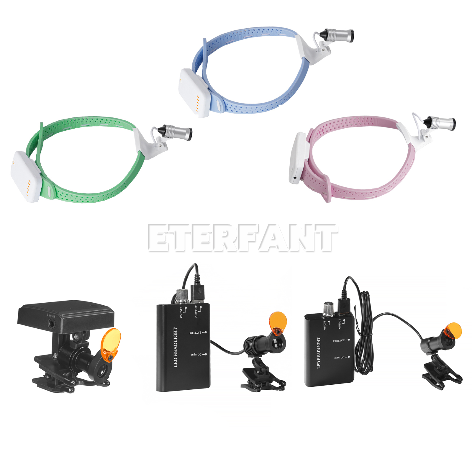 Led Medical Headlight - Lámpara Frontal Dental Ligera de Silicona