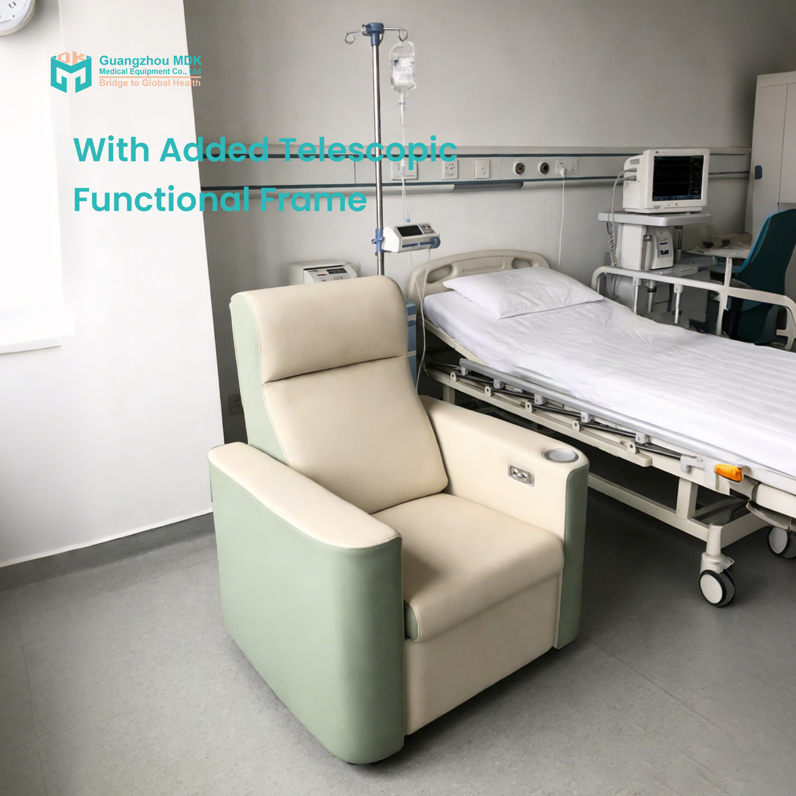 Iv Infusion Pole - Sillón de Diálisis Eléctrico con Soporte