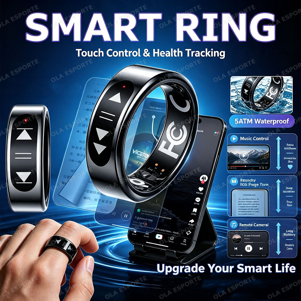 Blood Pressure Monitor - Nuevo Anillo Inteligente con Control Táctil