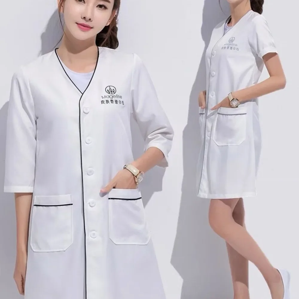 Medical Lab Work - Uniforme de Belleza con Logotipo Personalizado,