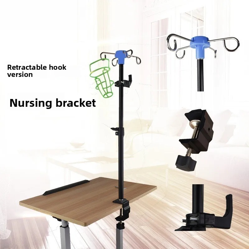 Iv Infusion Pole - Soporte telescópico manos libres para bolsas