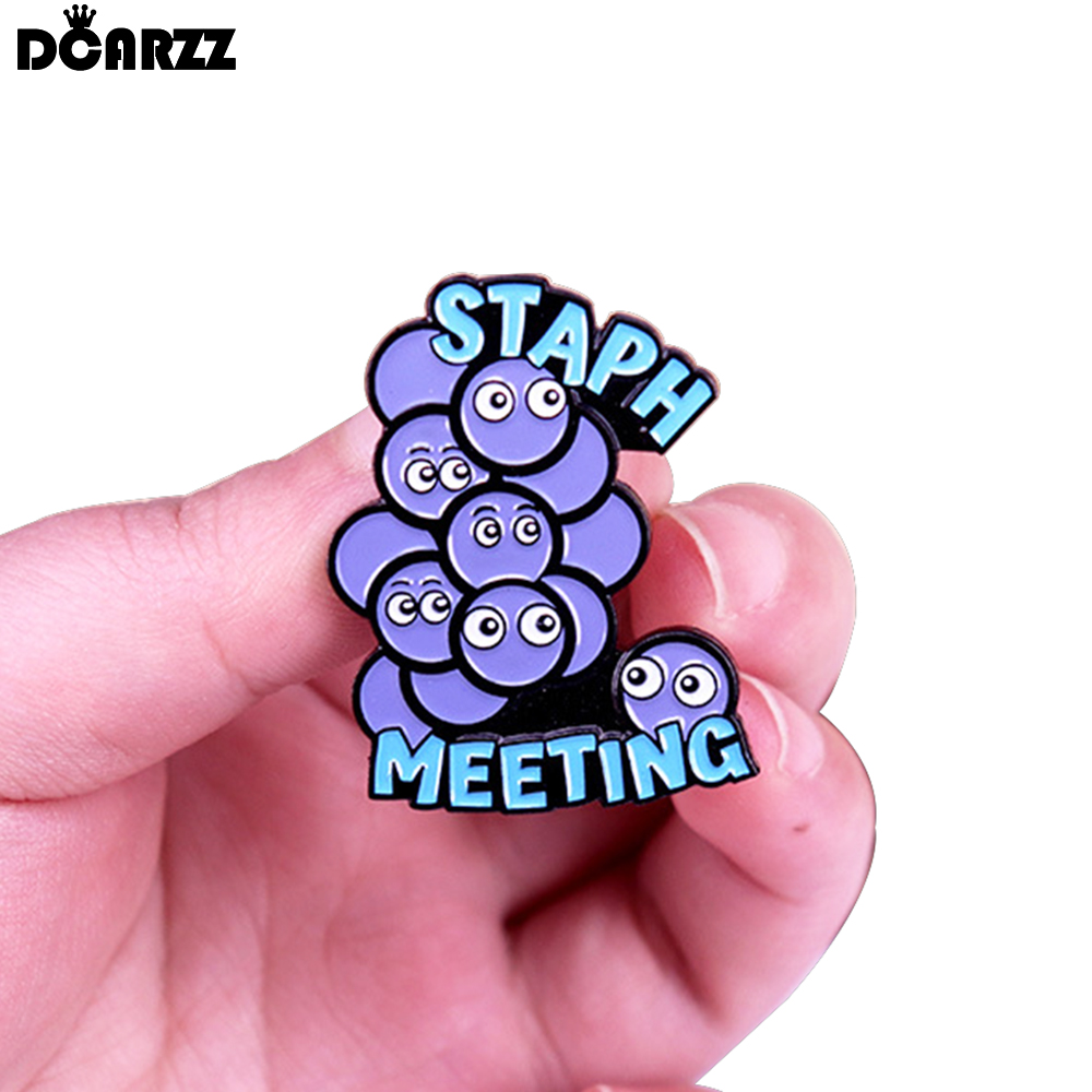 Medical Lab Gifts - DCARZZ Biología Staphylococcus esmalte Pin divertido