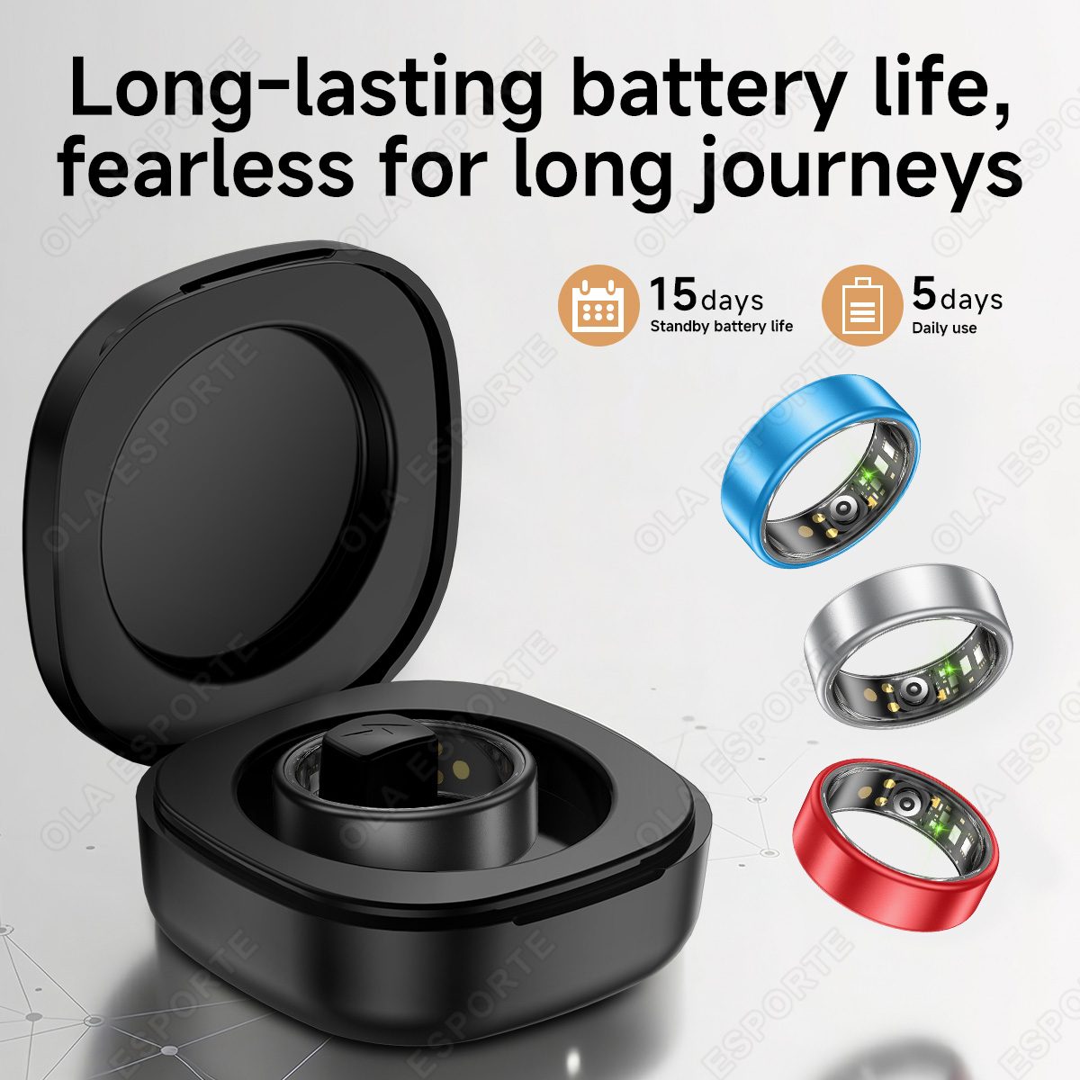 Nuevo Anillo Inteligente con E - Blood Pressure Monitor reseña y precio