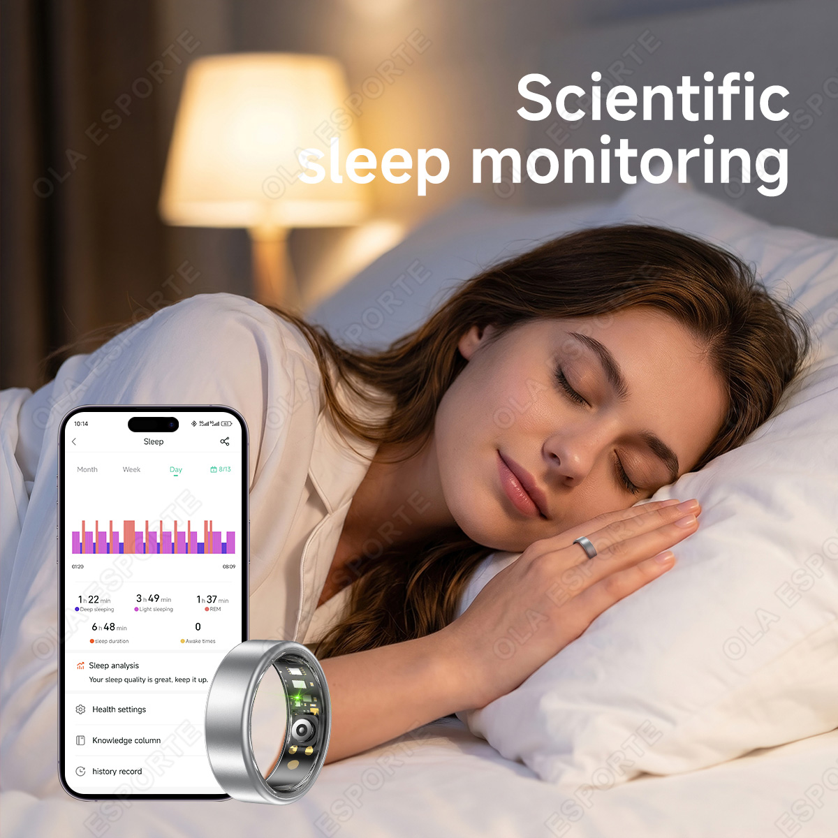 Anillo inteligente para mujer  - Blood Pressure Monitor reseña y precio