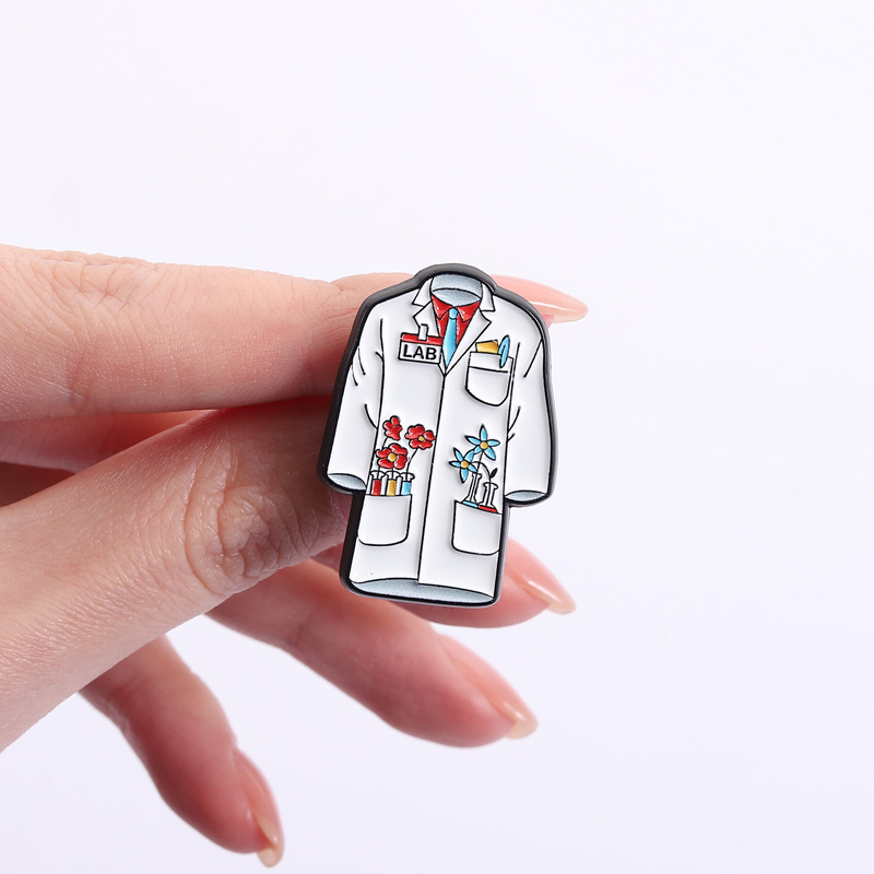 Broches de esmalte florales pa - Medical Lab Gifts reseña y precio