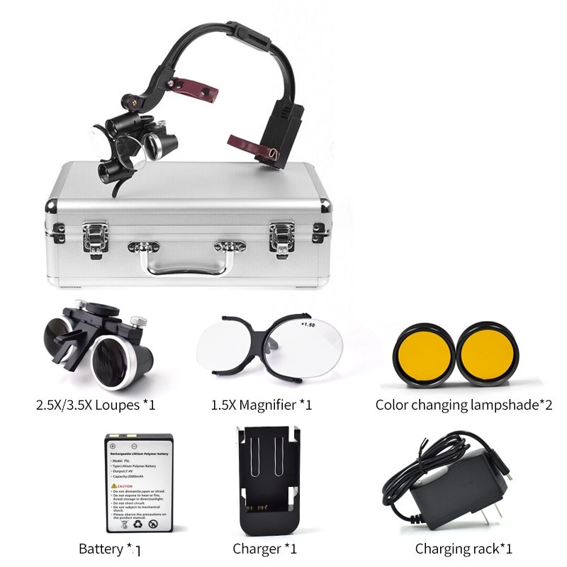 Lupas Quirúrgicas Dentales JUM - Led Medical Headlight reseña y precio