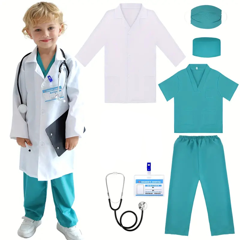 7 Uds. Traje de Cosplay de méd - Medical Lab Gifts reseña y precio