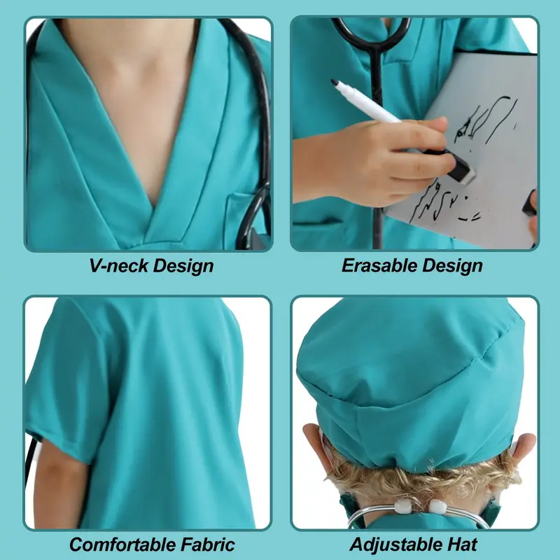 7 Uds. Traje de Cosplay de méd - Medical Lab Gifts reseña y precio