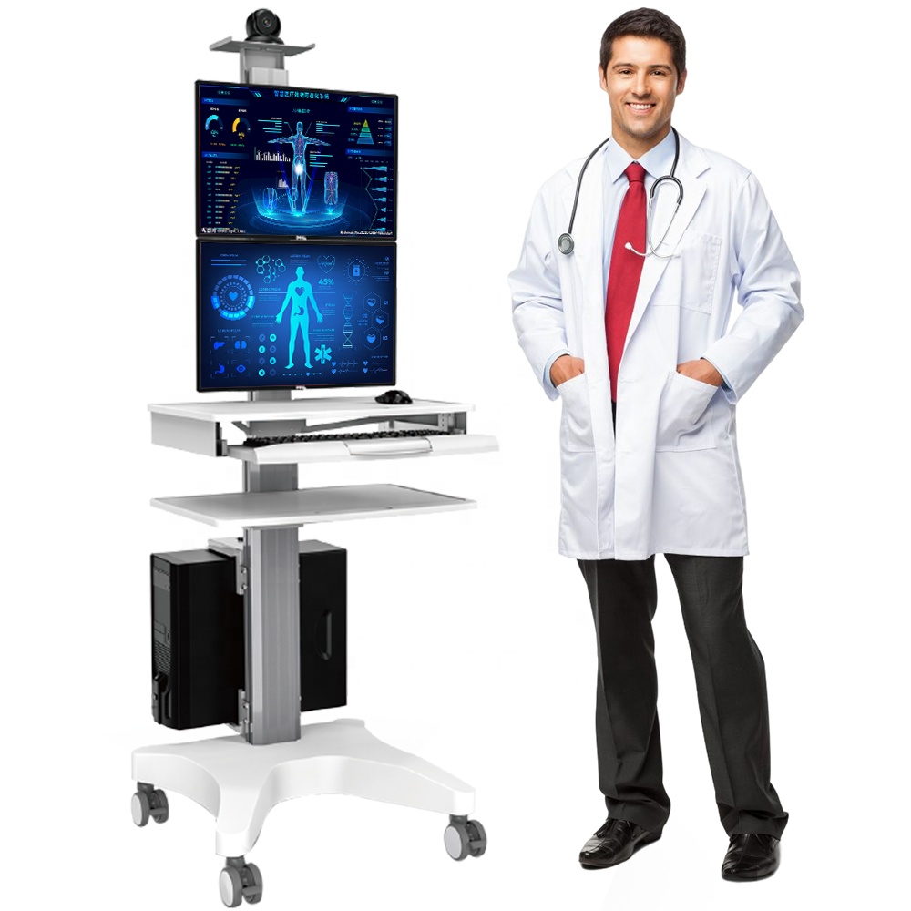 Carrito Médico Móvil Ajustable - Medical Lab Officer reseña y precio