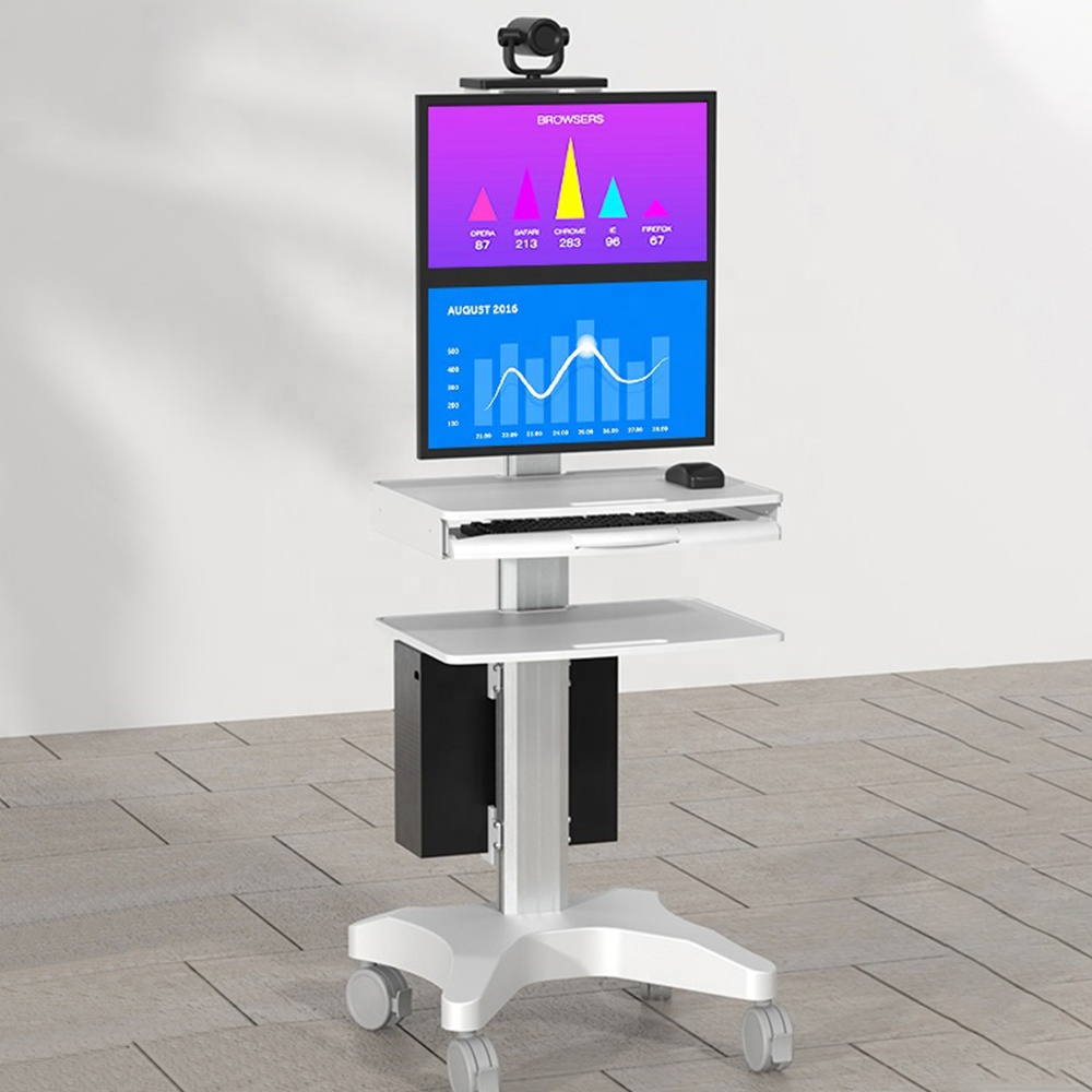Carrito Médico Móvil Ajustable - Medical Lab Officer reseña y precio