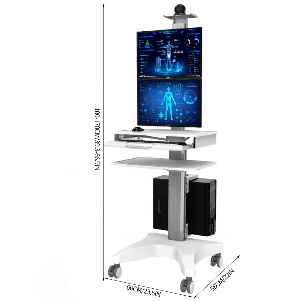 Carrito Médico Móvil Ajustable - Medical Lab Officer reseña y precio