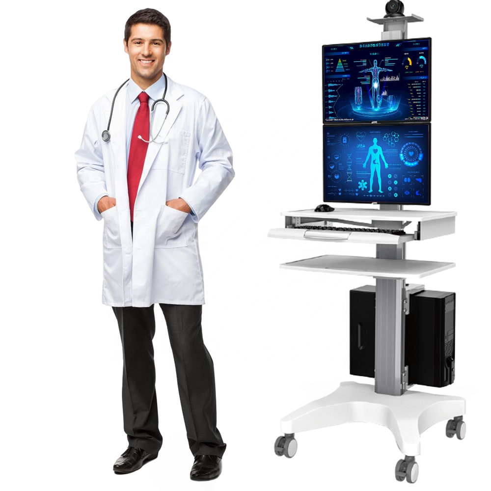 Carrito Médico Móvil Ajustable - Medical Lab Officer reseña y precio
