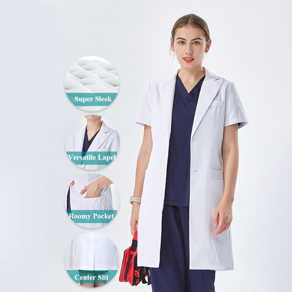 Bata de Laboratorio Blanca con - Medical Lab Work reseña y precio